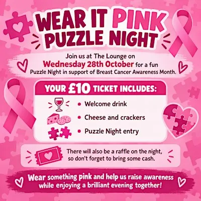 WEAR IT PINK PUZZLE NIGHT
