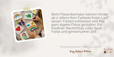 Fliesen bemalen für Kinder ab 2 Jahren