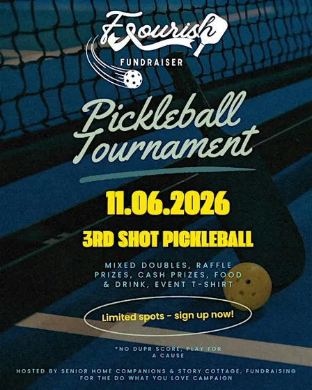 Flourish Fundraiser Pickleball Tournament