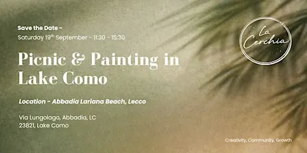 Picnic & Painting in Lake Como