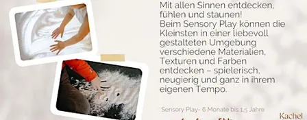 Sensory Play - Sitzalter bis 2 Jahre