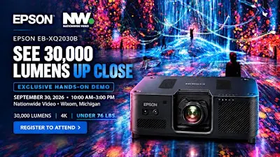Epson EB-XQ2030B  Demo Day @ Nationwide Video