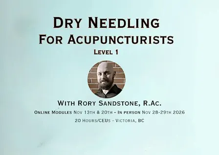 Dry Needling for Acupuncturists - Level 1