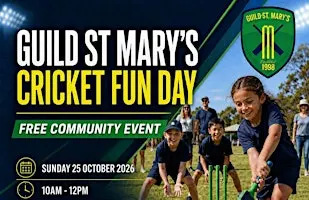 Guild St Mary's Cricket Fun Day- Geelong Children's Week Event