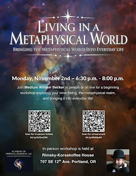 Living in a Metaphysical World: Bringing the Metaphysical to everyday Life