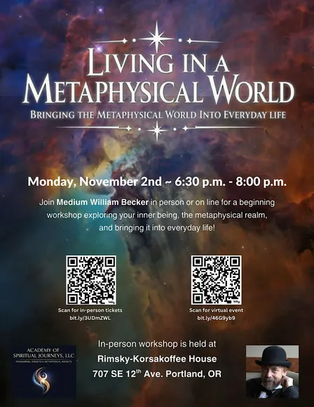 Living in a Metaphysical World: Bringing the Metaphysical to everyday Life