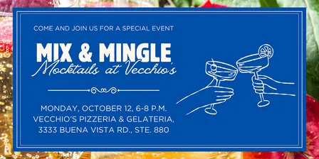 Mix & Mingle Mocktails at Vecchio's – BZP Bakersfield (Friends at 5)