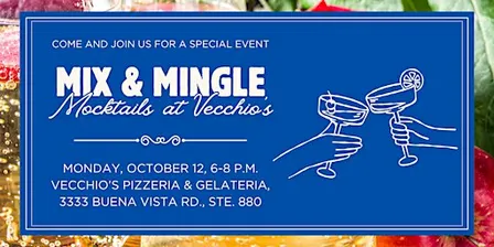 Mix & Mingle Mocktails at Vecchio's – BZP Bakersfield (Friends at 5)