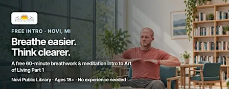 Breathe Easier, Free Breathwork & Meditation in Novi