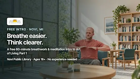 Breathe Easier, Free Breathwork & Meditation in Novi