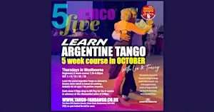 5 week Argentine Tango Beginners course in Westbourne
