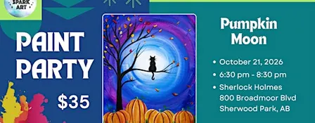 "Pumpkin Moon" Paint and Sip