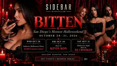 (Promo Only) BITTEN 10/30 - Halloween Party  | SideBar Nightclub San Diego