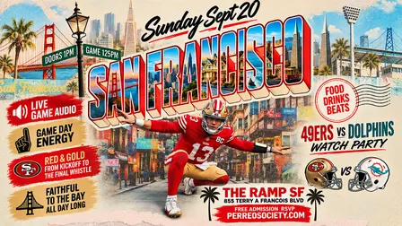 49ERS VS DOLPHINS WATERFRONT WATCH PARTY @ THE RAMP 1PM