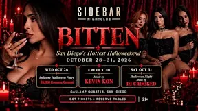 (Promo Only) Bitten 10/31 - Halloween Party - SideBar Nightclub San Diego