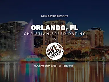 ✝️Orlando Christian Speed Dating | IYKYK Dating | 20s-30s | 11/9/26