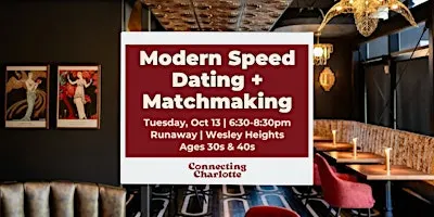 Modern Speed Dating + Matchmaking | 30s & 40s | Hetero Matches