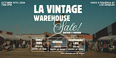 LA VINTAGE WAREHOUSE SALE