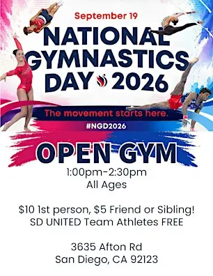 National Gymnastics Day Open Gym