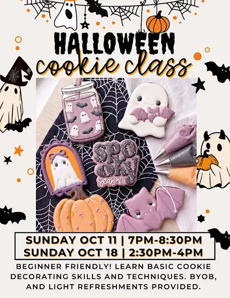 Halloween Cookie Decorating Class 10.11