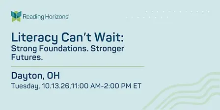 Literacy Can't Wait: Strong Foundations. Stronger Futures.