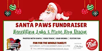 Santa Paws Fundraiser - Photos w/ Santa