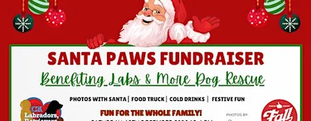 Santa Paws Fundraiser - Photos w/ Santa