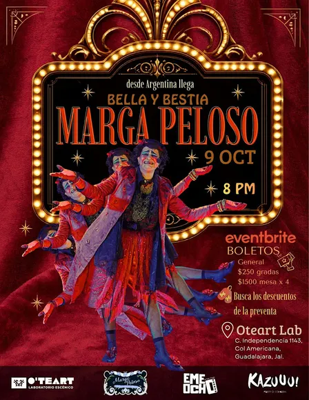 Marga Peloso, bella y bestia