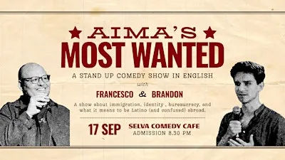 AIMA'S MOST WANTED: An English Stand-Up Comedy Show