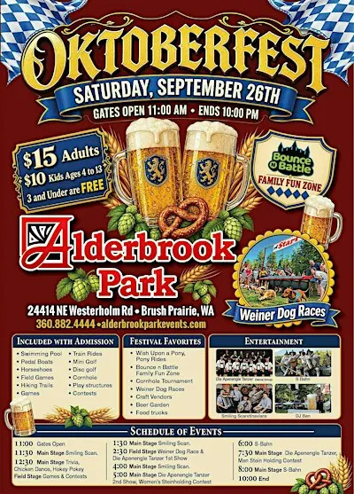 2026 Oktoberfest at Alderbrook Park