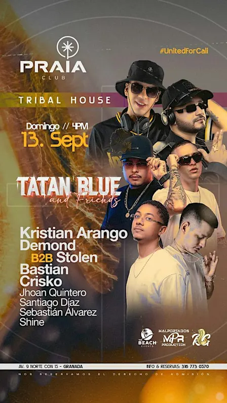 TRIBAL HOUSE EN PRAIA CLUB (DOMINGO 13 DE SEPTIEMBRE)