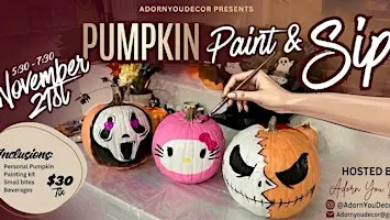 Pumpkin Paint & Sip
