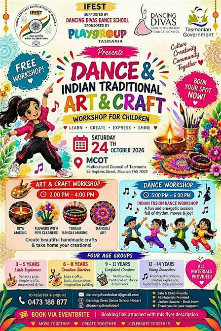 Indian  Traditional Arts & Craft Festival (Art & Dance Workshop)