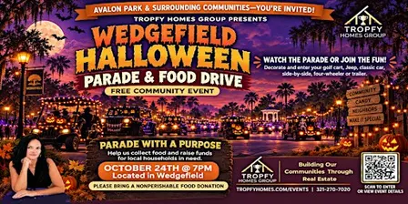 ANNUAL HALLOWEEN PARADE hosted by The Tropfy Homes Real Estate Group