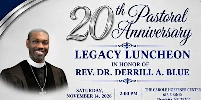Legacy Luncheon in Honor of Rev. Dr. Derrill A. Blue