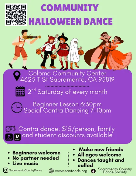 Halloween Dance Party! | Community Contra Dance Night