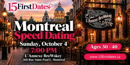 Montreal Speed Dating (Age 30-40)