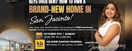 Keys Over Rent: How to Own Brand-New in San Jacinto