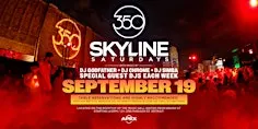 Skyline Saturday on September 19 at 3Fifty Terrace!