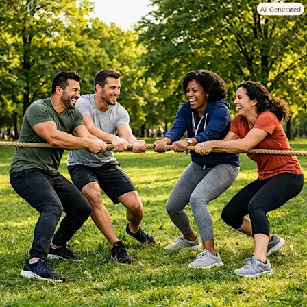 Red Rover Movement's Adult Field Day