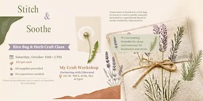 My Craft Workshop-Stitch & Soothe Herbal Comfort Bag