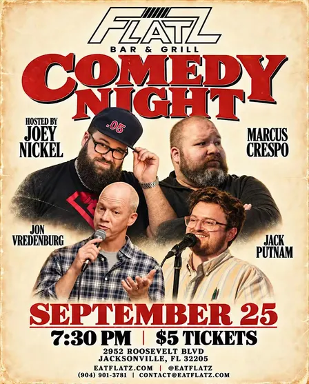 Comedy Night At Flatz w/ Marcus Crespo