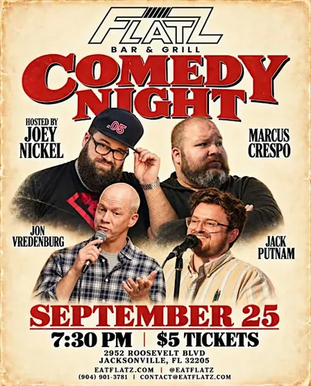 Comedy Night At Flatz w/ Marcus Crespo