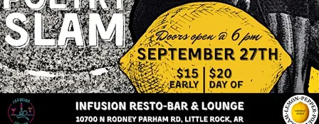 Lemon Pepper Poetry Slam (September 27)