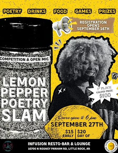 Lemon Pepper Poetry Slam (September 27)