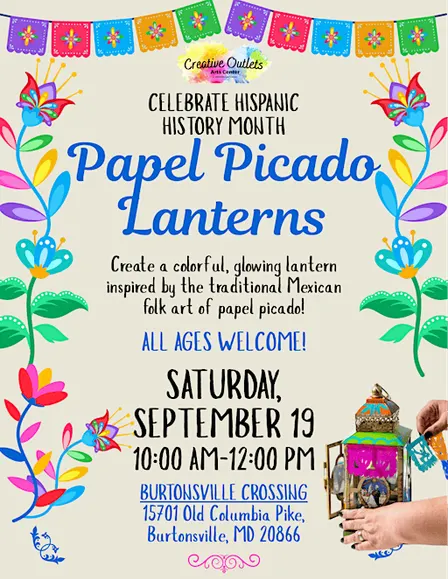 Hispanic Heritage Month: Papel Picado Lantern Workshop