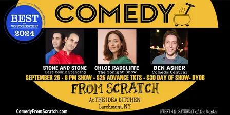 Stand-Up Westchester Comedy Club Presents: Comedy From Scratch - 9/26 BYOB