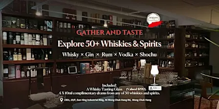 Choose from Over 50 Whiskies and Spirits Tasting at Mizunara:The Shop