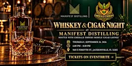 Whiskey and Cigar Night at Manifest Distilling