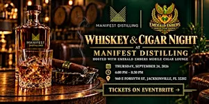 Whiskey and Cigar Night at Manifest Distilling